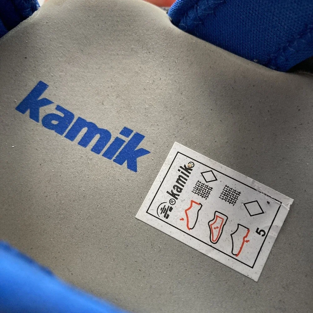 Kamik Electro Teal Water Sandal‎ Aqua Waterproof Shoe Boys 7 Youth HK8036 EUC